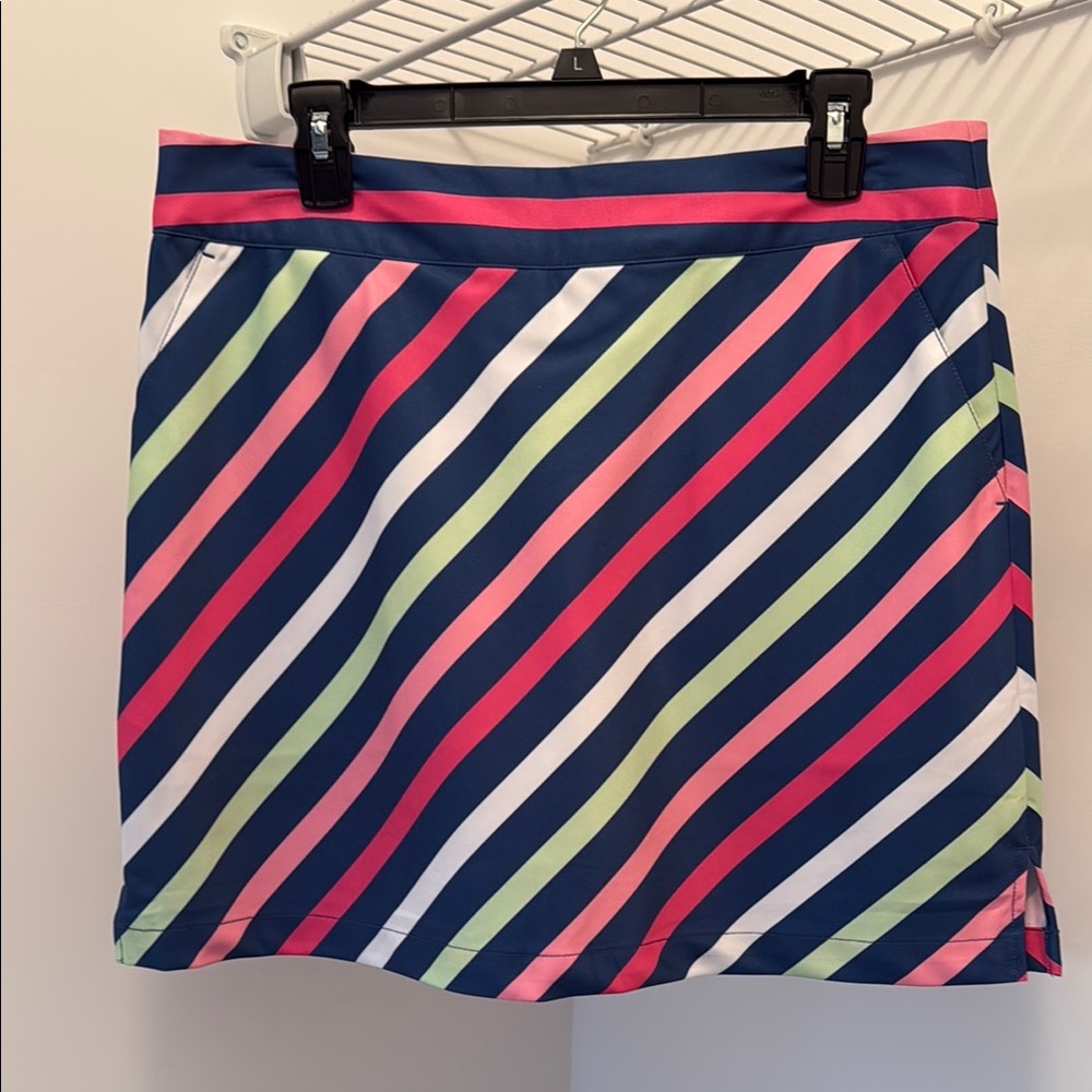 Striped Multicolor Women's Golf Skirt